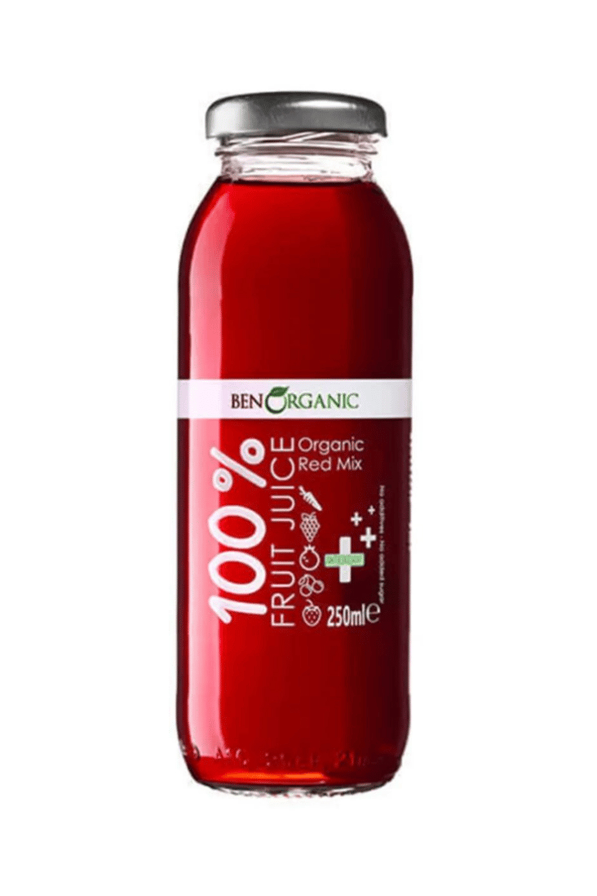 Ben Organic Kırmızı Karışım Suyu 250 ml