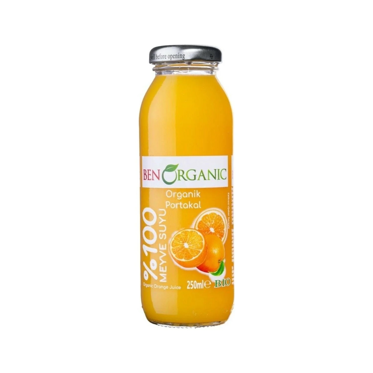 Ben Organic Portakal Suyu 250 ml 