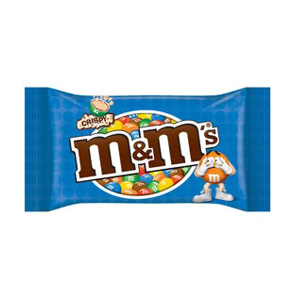 M&amp;M's Crispy Pouch Pirinç Patlaklı Draje Çikolata 36 Gr