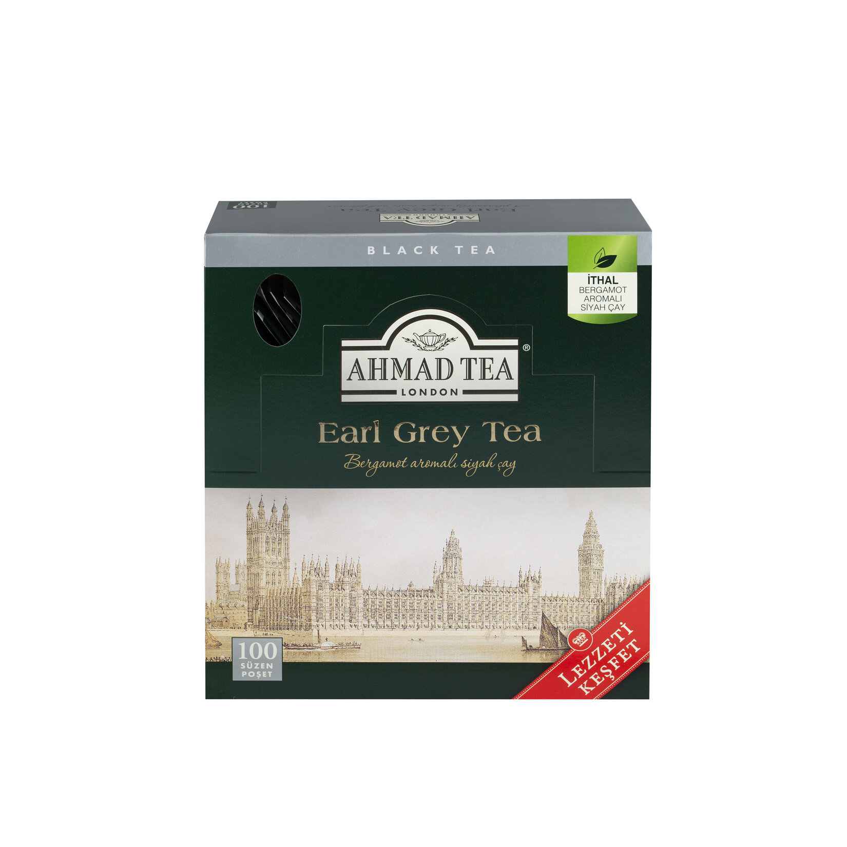 AHMAD TEA EARL GREY 100'LÜ BARDAK POŞET ÇAY 