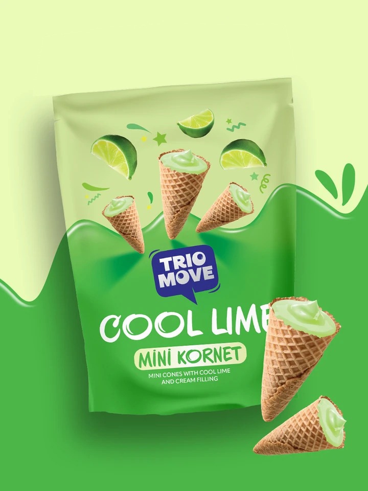 TRIO MOVE MİNİ KORNET COOL LİME 55 GR
