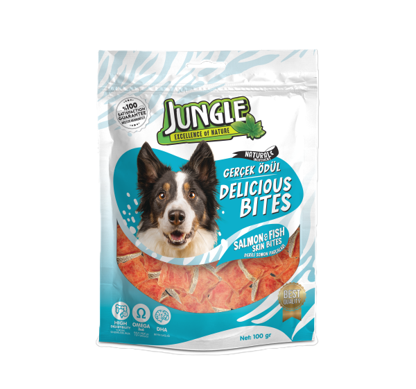 Jungle Köpek Ödül Maması Somon Dilimleri 100 Gr