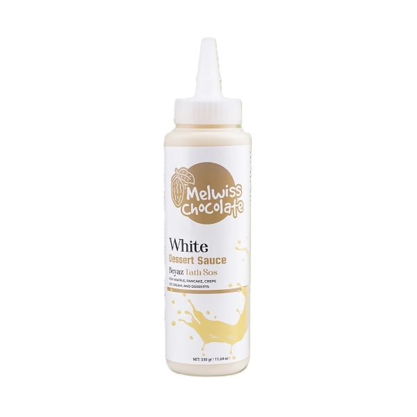 Melwiss Chocolate White Dessert Sauce (330 gr)