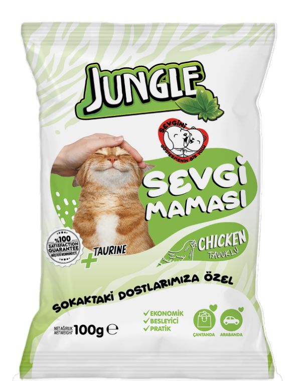 Jungle Sevgi Maması Kedi 100 Gr