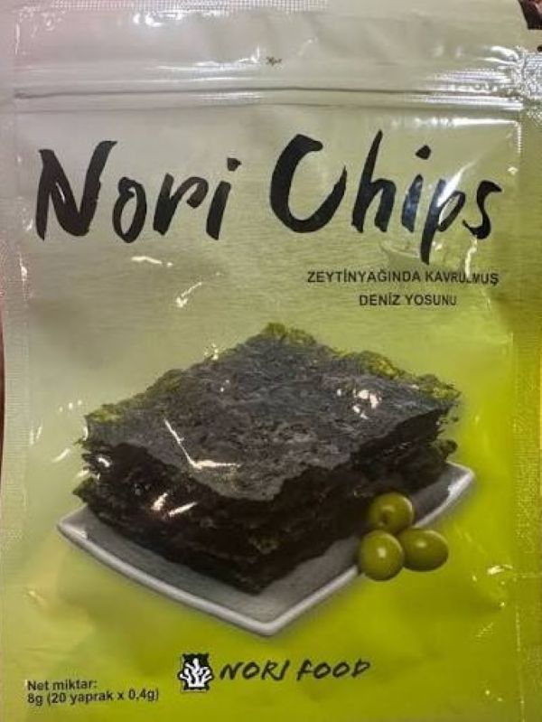Nori Chips Zeytinyağında Kavrulmuş Deniz Yosunu 0,4 Gr