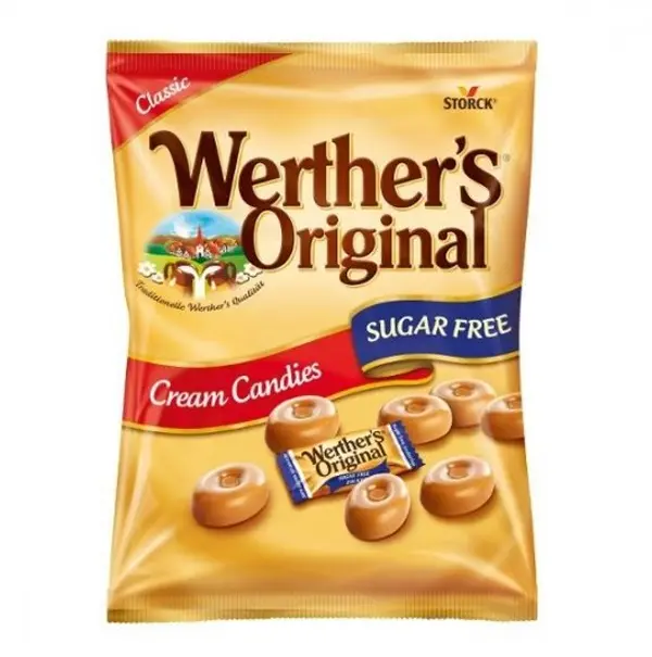 WERTHER'S ORIGINAL CREAM CANDIES ŞEKER SUGAR FREE 70 GR
