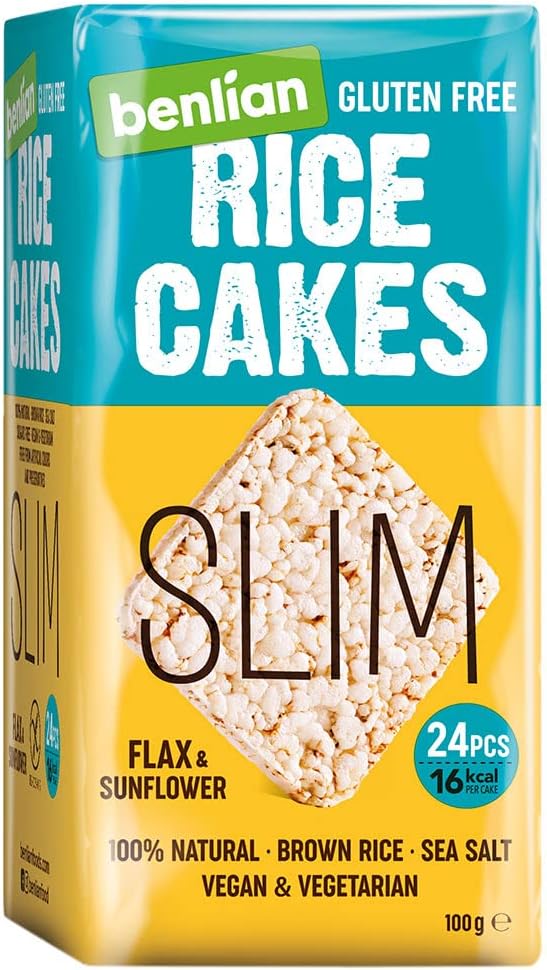 Benlian Rice Cakes Slim Flax & Sunflower 100 g