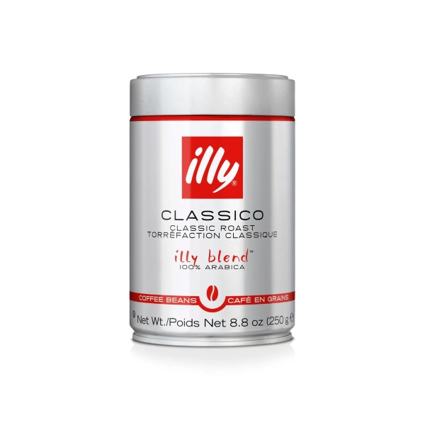 Illy Classic Roast (Kavrulan Çekirdek Kahve) Teneke 250 Gr