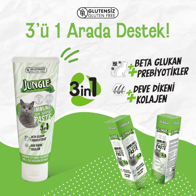 Jungle Kedi Macunu (Bağışıklık Ve Deri Tüy Sağlığı) 75 Ml