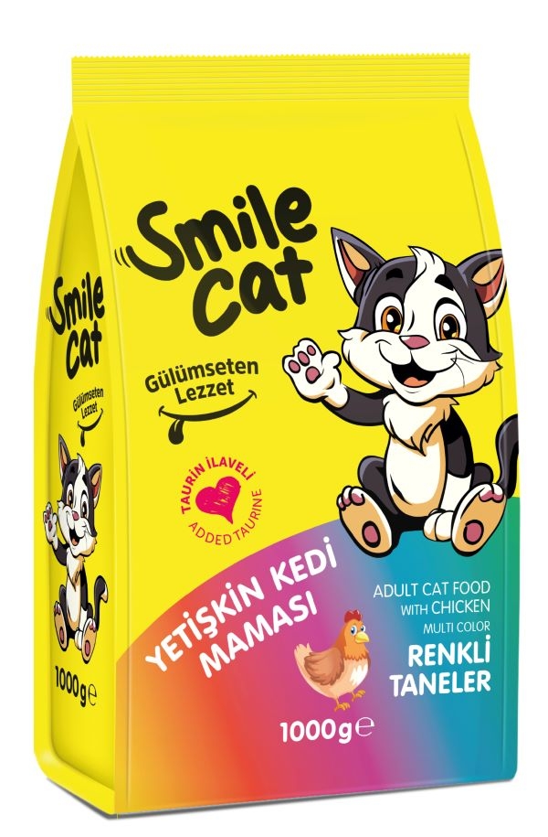 Smile Kuru Kedi Maması Yetişkin Mix 1000 Gr