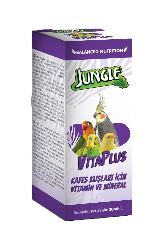 Jungle Vitaplus Kuş Vitamini Ve Mineral 25 Ml