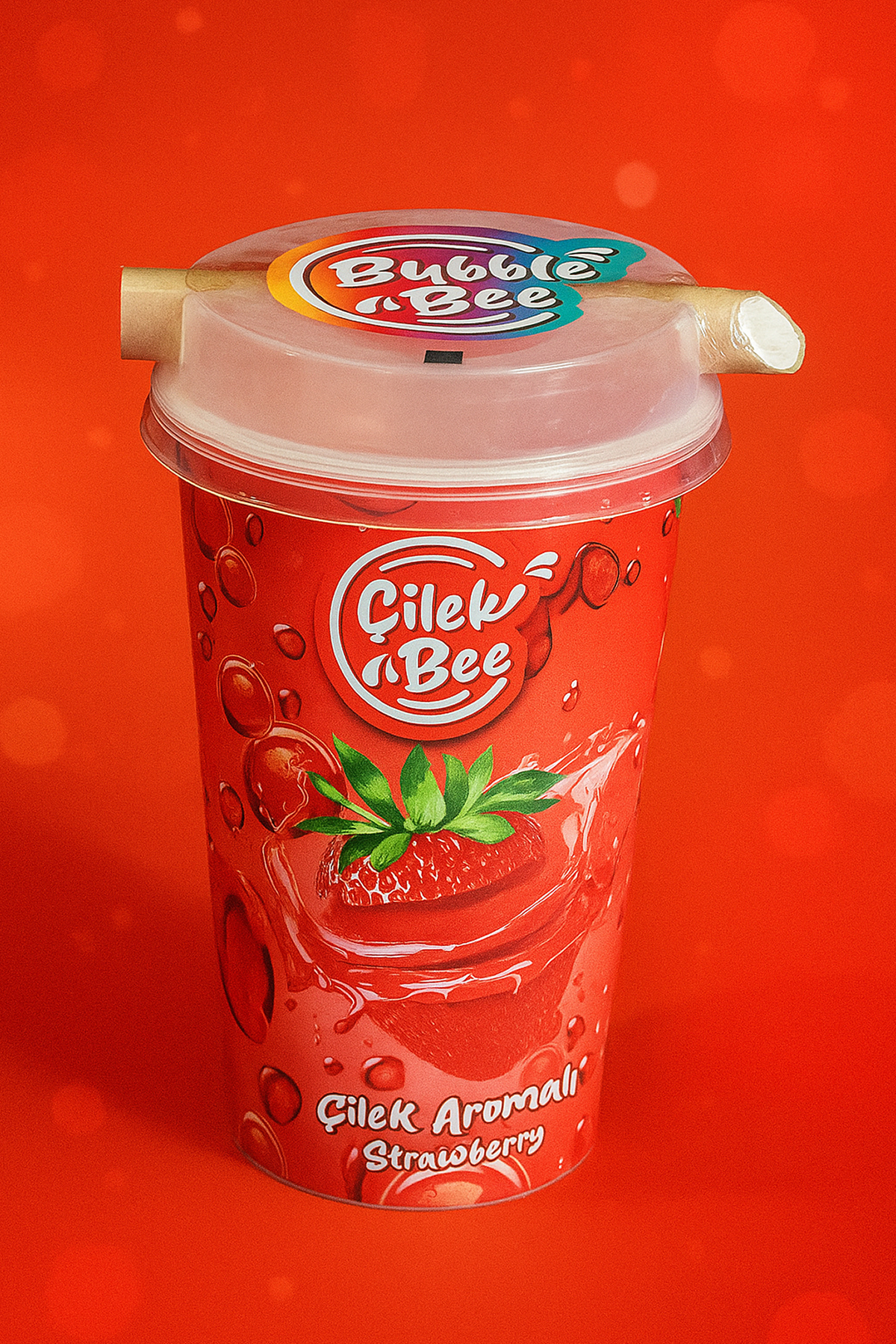 Bubble Bee Strawberry (Çilek Aromalı) 350 ml