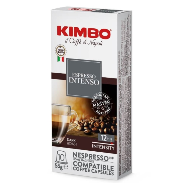 Kimbo Espresso Intenso Nespresso Uyumlu Kapsül Kahve 55 gr