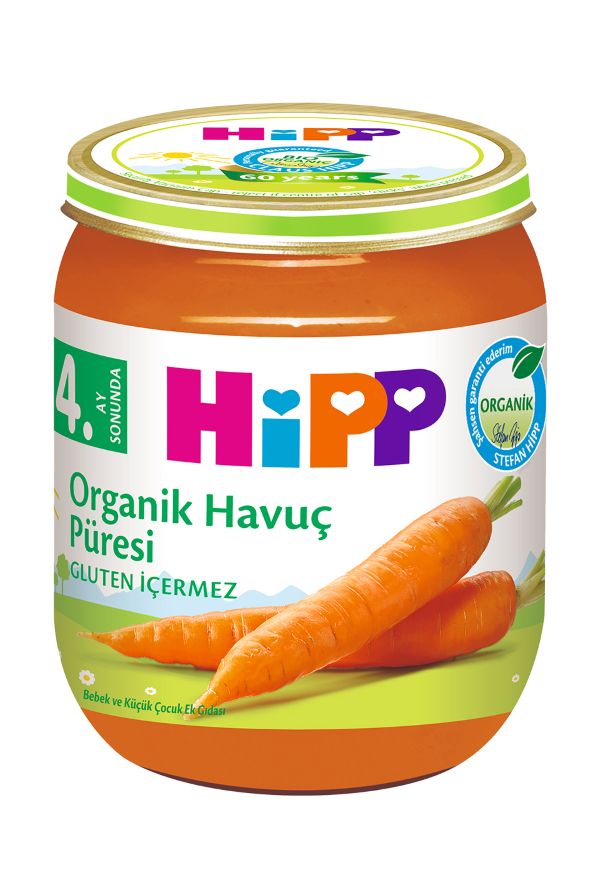HİPP ORGANİK HAVUÇ PÜRESİ 125 GR 