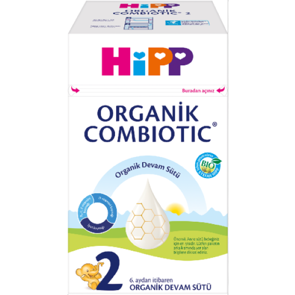HİPP 2 ORGANİK COMBIOTIC DEVAM SÜTÜ 600 GR