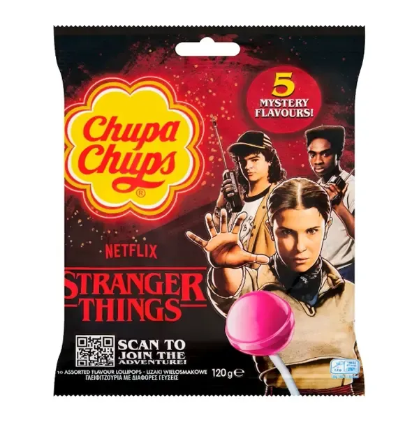 CHUPA CHUPS STRANGER THINGS MYSTERY FLAVOURS! NO:5 TOPİTOP 10'LU 