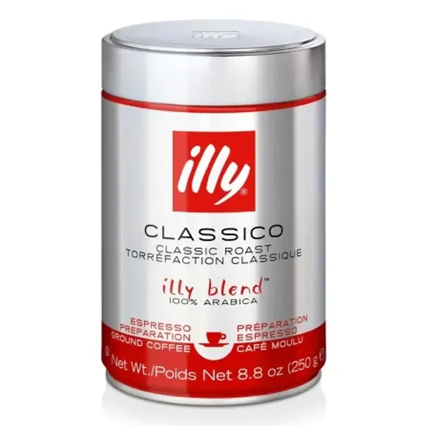 Illy Classic Roast (Kavrulmuş Toz Kahve) Teneke 250 Gr