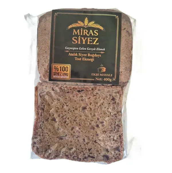 MİRAS SİYEZ EKŞİ MAYALI TOST EKMEĞİ 400 GR