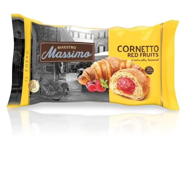 Maestro Massimo Cornetto Red Fruits (Kruvasan Kirmizi Meyveler) 45 Gr