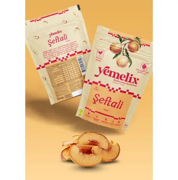 YEMELİX DONDURULARAK KURUTULMUŞ ŞEFTALİ 15 GR 