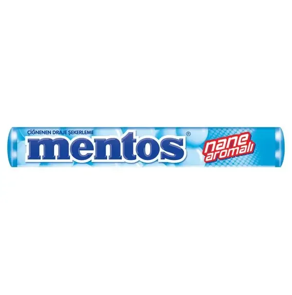 Mentos Stick Şeker Nane Aromalı 37,5 Gr