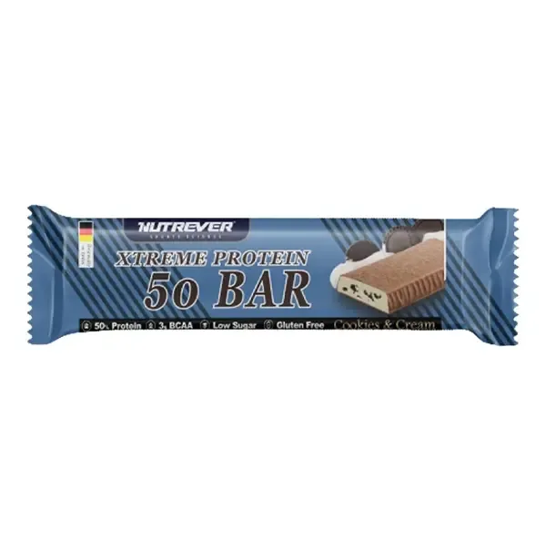 NUTREVER XTREME PROTEİN BAR COOKIES & CREAM 50 GR