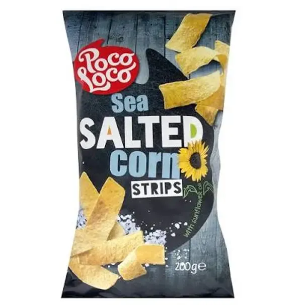 Poco Loco Mısır Cipsi Deniz Tuzlu 200 Gr