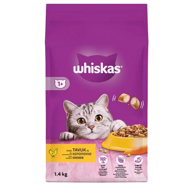 Whiskas Kuru Tavuk 1400 Gr