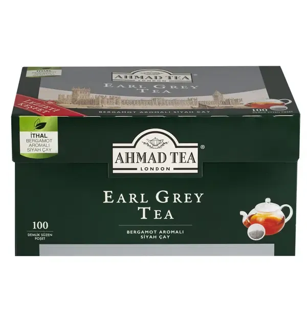 AHMAD TEA EARL GREY 100'LÜ DEMLİK POŞET ÇAY