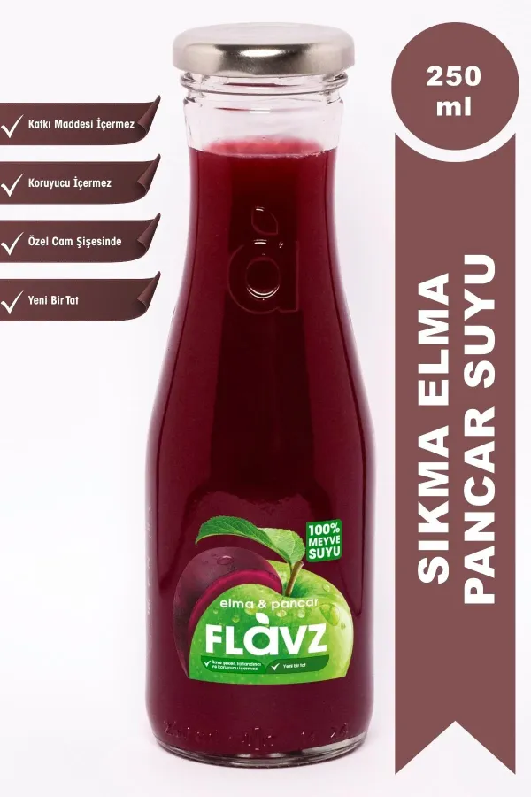 Flavz %100 Elma Pancar 250 ml