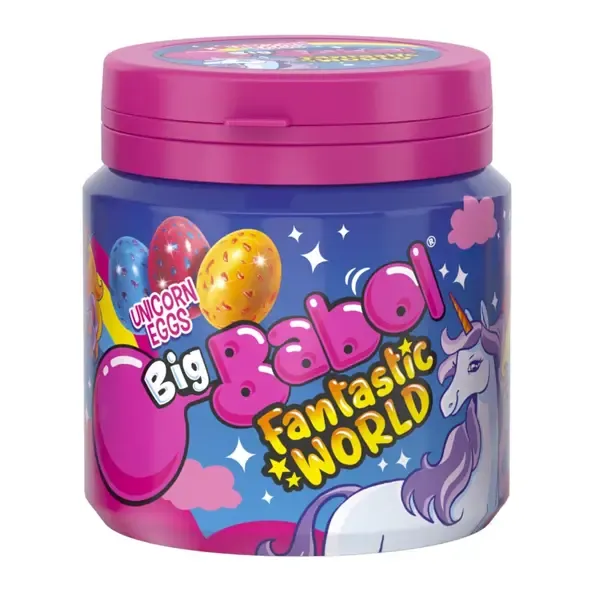 Big Babol Fantastic World Çilek, Muz, Yaban Mersini Aromalı Sakız 90 gr
