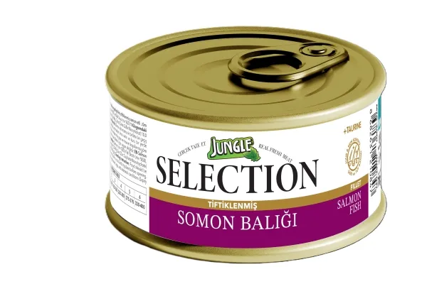 JUNGLE SELECTİON KONSERVE 70 GR KEDİ MAMASI SOMONLU