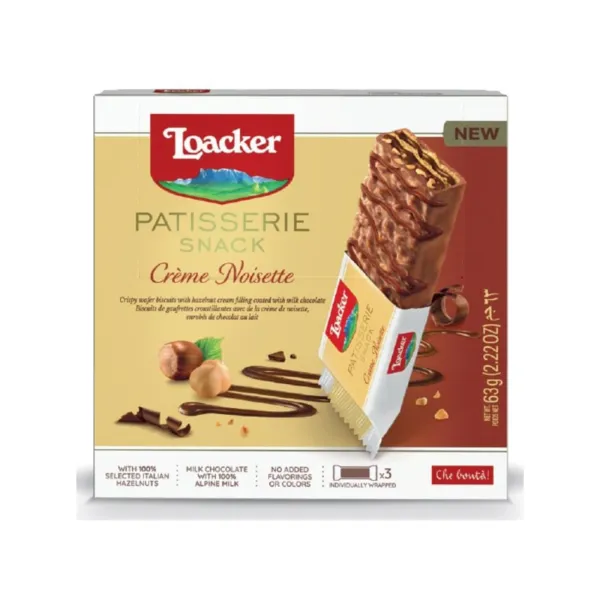 Loacker Patısserıe Snack Creme Noisette 63 Gr