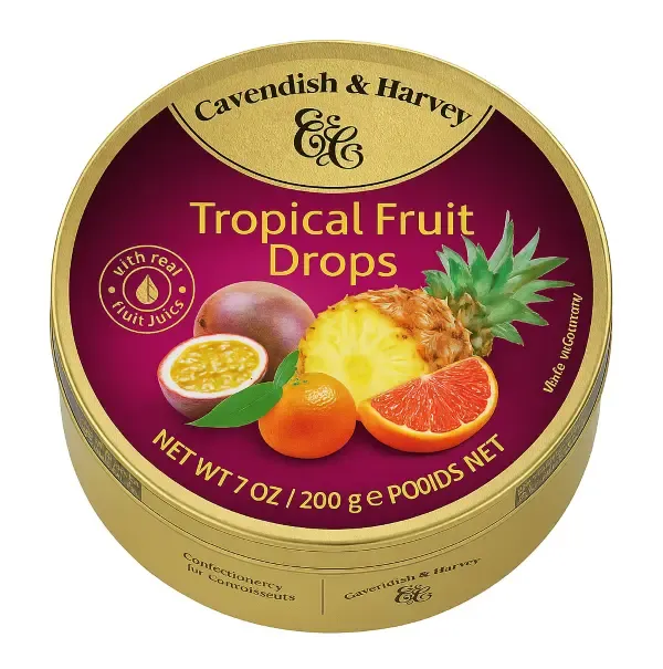 Cavendish & Harvey Tropical Fruit Drops (Tropik Meyve) 200 Gr