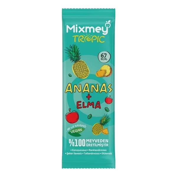 Mixmey Tropic Meyve Bar Ananas & Elma 20 Gr