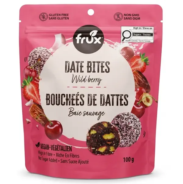 Frux Hindistan Cevizi Kaplı Orman Meyveli Hurma Topları 100 Gr
