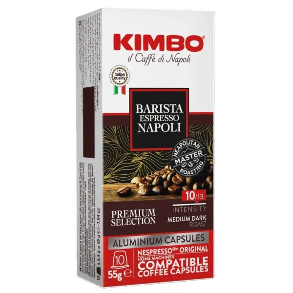 KİMBO BARİSTA ESPRESSO NAPOLİ ALÜMİNYUM KAPSÜL KAHVE 55 GR