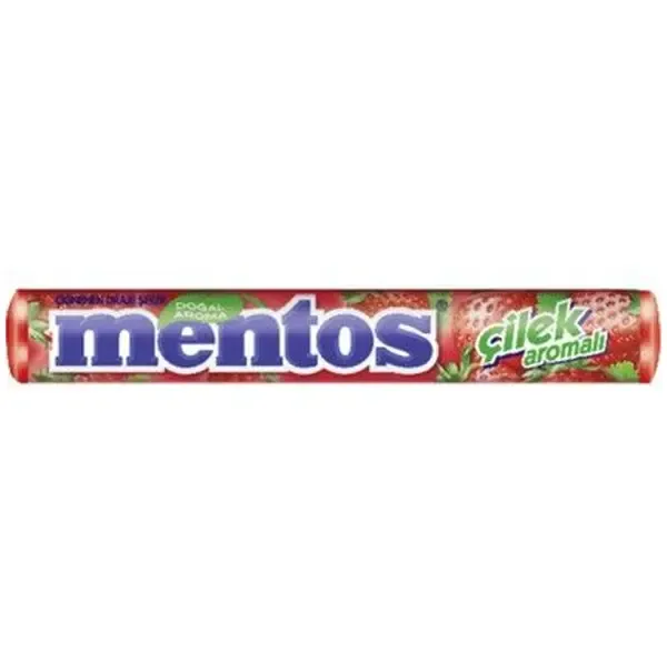 Mentos Stick Şeker Strawberry 37,5 Gr