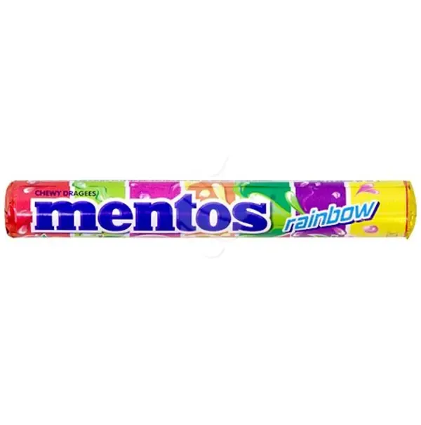 Mentos Stick Şeker Rainbow 37,5 Gr