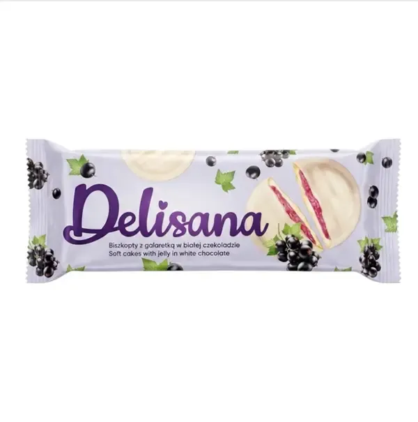 DELİSANA BEYAZ ÇİKOLATALI FRENK ÜZÜMÜ AROMALI KEK 135 GR
