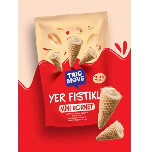 TRIO MOVE MİNİ KORNET YER FISTIKLI 55 GR 