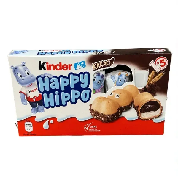 Kinder Happy Hippo Kakaolu Bisküvi 103,5 Gr 