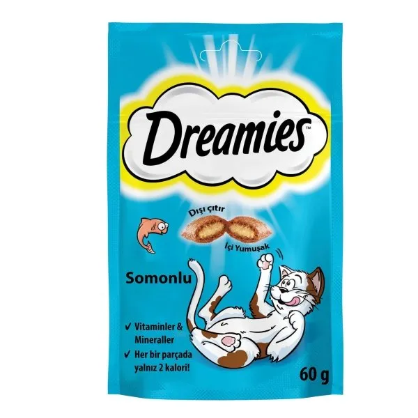 Dreamies Kedi Ödül Maması Somonlu 60 Gr