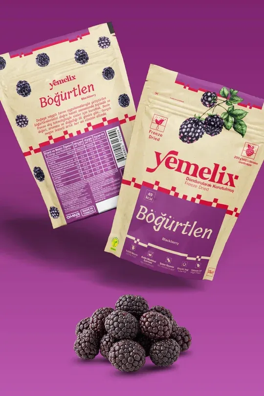 YEMELİX DONDURULARAK KURUTULMUŞ BÖĞÜRTLEN 15 GR 