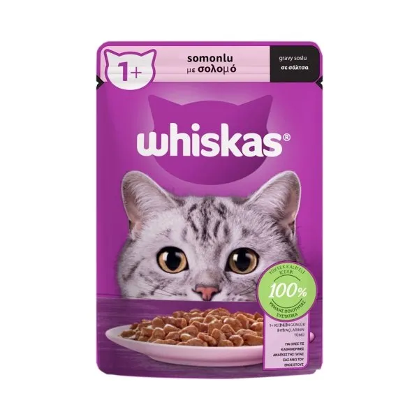 Whiskas Pouch Somonlu 85 Gr