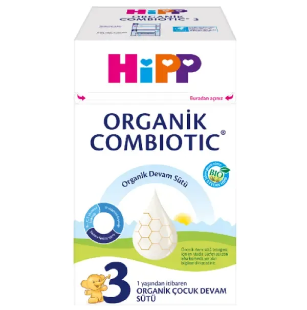 HİPP 3 ORGANİK COMBIOTIC DEVAM SÜTÜ 600 GR 