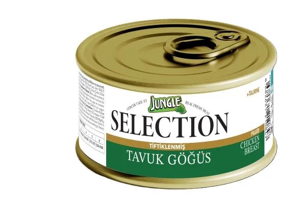 JUNGLE SELECTİON KONSERVE 70 GR KEDİ MAMASI TAVUKLU 