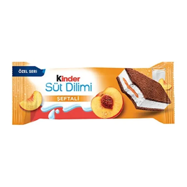 Kinder Süt Dilimi Şeftali T-1 28 Gr