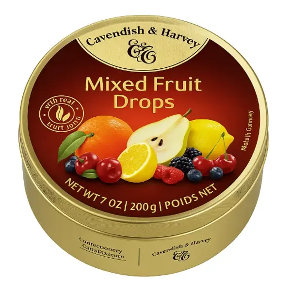 Cavendish & Harvey Mixed Fruit Drops (Karişik Meyve) 200 Gr
