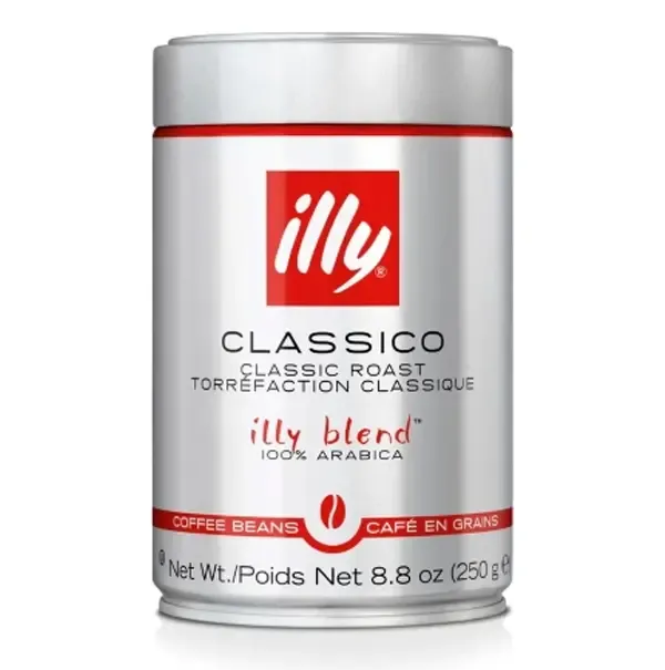Illy Classic Roast (Kavrulan Çekirdek Kahve) Teneke 250 Gr